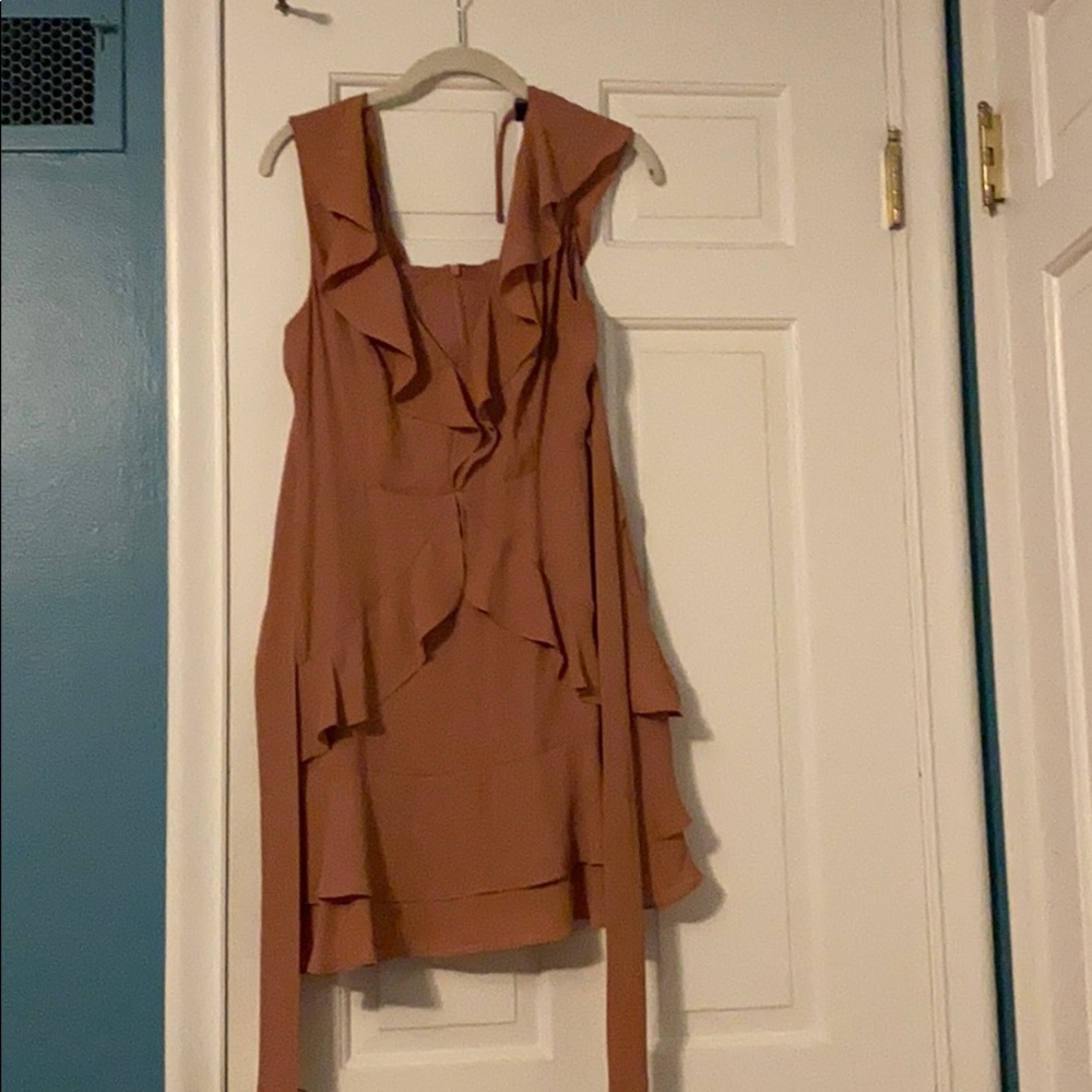 Express rose colored dress